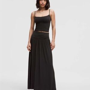 Lululemon 2-in-1 Maxi Dress XXS (2) Like New
Black